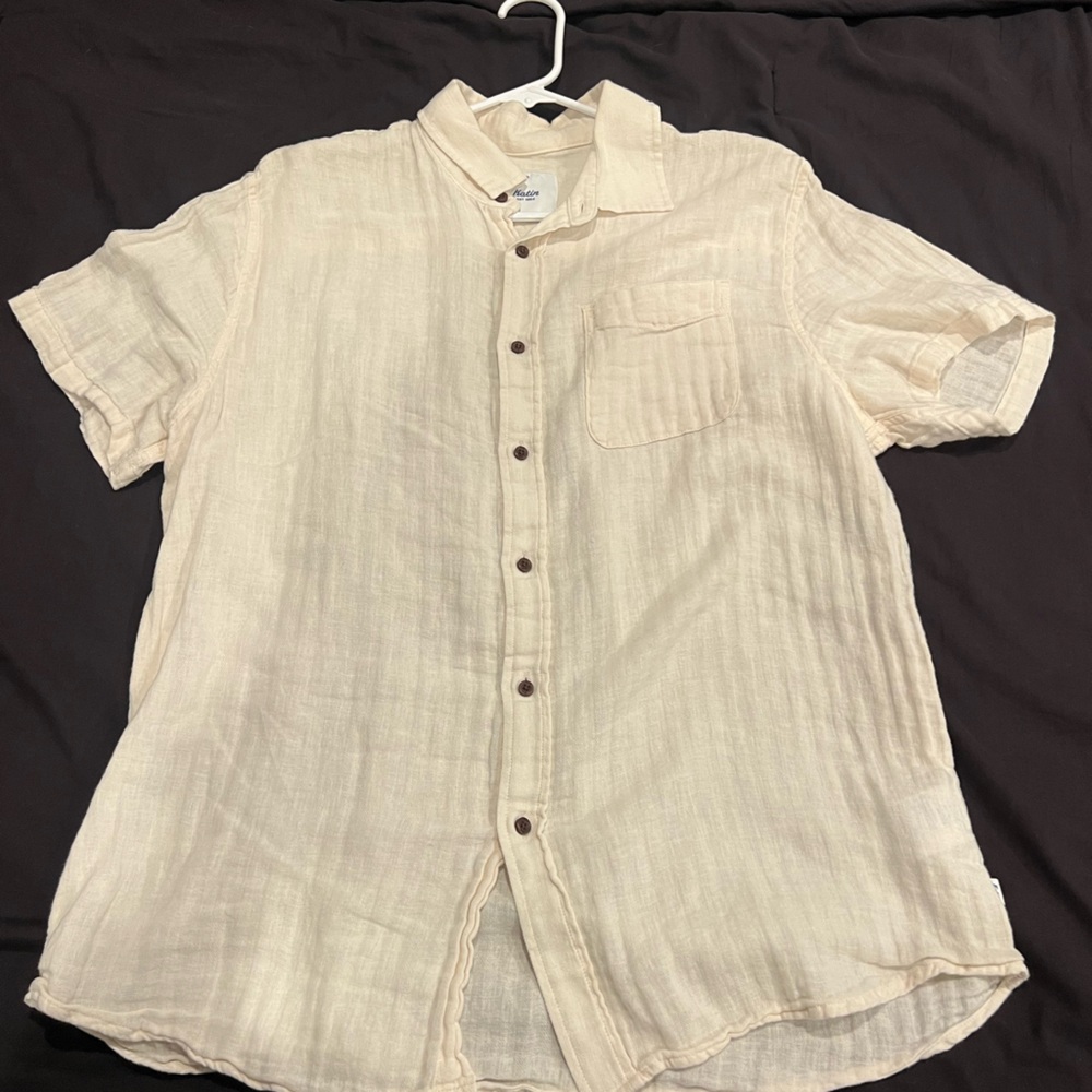 Katin Light Tan Casual Button-Down Shirt